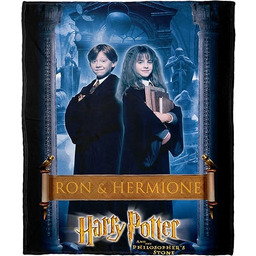 Northwest Harry Potter Jedwabny koc dekoracyjny, 127 cm