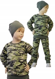 Dres Komplet zestaw Dresy bluza i spodnie Moro