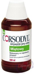 Corsodyl 0,2% płyn do płukania ust 300ml