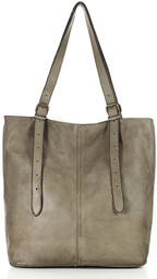 Torebka damska shopper z regulacją rączek skóra old