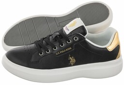 Sneakersy U.S. Polo Assn. Jewel029 Blk-Gold JEWEL4029S1/Y2 (US59-b)