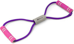 Ekspander gumowy z piankowymi uchwytami fioletowy