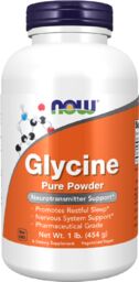 Now Foods Glycine, glicyna, proszek, 454 g