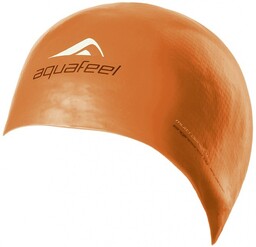 Czepek do pływania aquafeel bullitt silicone cap pomarańczowy