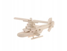HELIKOPTER ŚMIGŁOWIEC drewniany decoupage EKO PL