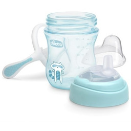 Chicco 069989 PIERWSZY KUBEK TRENINGOWY 4M + CHŁOPCZYK