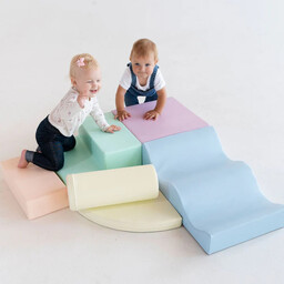 Klocki piankowe IGLU Soft Play Explorer pastelowy SET_28_04