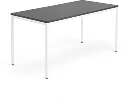 Biurko QBUS, rama 4 nogi, 1600x800 mm, biały,