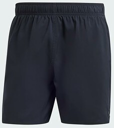 adidas Mężczyźni Solid CLX Short-Length Swim Shorts, Black/Lucid