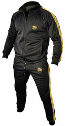 Dres Sportowy WarHouse Small Logo Komplet Black/Gold