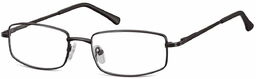 Sunoptic Oprawki korekcyjne zerówki okulary metalowe 799A czarne
