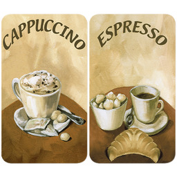 WENKO Szklane płyty ochronne COFFEE na kuchenkę 2