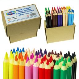 Zestaw stolikowy kredek JUMBO 60 szt Bambino v1