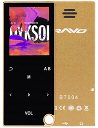 Odtwarzacz MP4 BT004 8GB bluetooth głośnik MP3 złoty