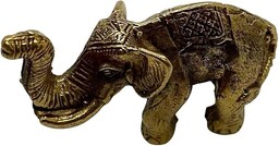 VIE Naturals miniaturowe mosiężne figurki, słoń 3, wielokolorowy,