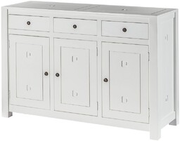 Komoda Noa white, 3drzwi + 3szuflady 150x50x100cm, 150