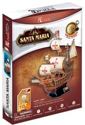 CUBIC FUN Puzzle 3D Statki Żaglowiec Santa Maria