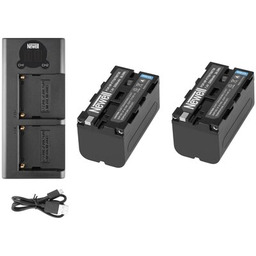 NEWELL Ładowarka dwukanałowa DL-USB-C + 2 akumulatory NP-F770