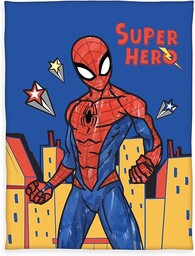 Herding koc polarowy Spiderman, 130 x 170 cm,