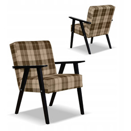 Fotel w stylu PRL retro vintage SOLER Family
