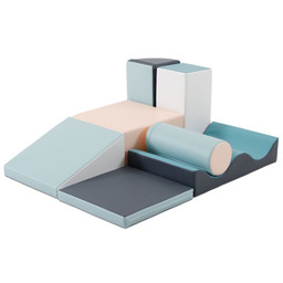 Klocki piankowe IGLU Soft Play Discoverer pastelowy SET_34_02