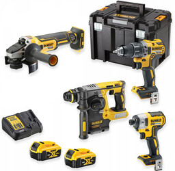 Dewalt Zestaw DCD791 DCF887 DCH273 DCG405 2x5ah Szlifierka