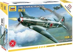 Zvezda 500787301-1:72 WWII Yak-3 Soviet samolot myśliwski