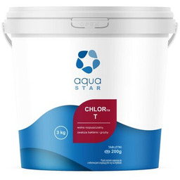 AQUASTAR Chlor do basenu Chlortix T 3 kg