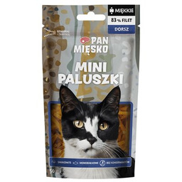 PAN MIĘSKO Przysmak dla kota Mini paluszki Dorsz