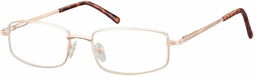 Sunoptic Oprawki korekcyjne zerówki okulary metalowe 799E złote