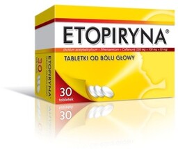 ETOPIRYNA tabletki od bólu głowy 30 sztuk