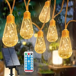 Lampki Solarne Ogrodu Led Girlanda Solarna Lampa Żarówki