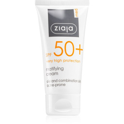 Ziaja Med Kuracja ochronna, SPF 50+ matujący krem