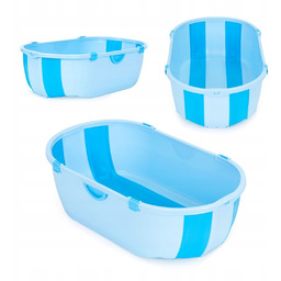 Wanienka Dla Dzieci Wanna Turystyczna Składana Odpływ Niebieska