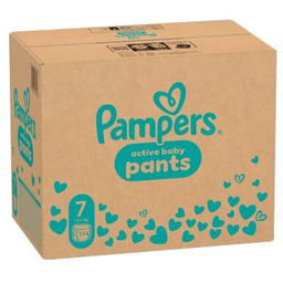 Pampers Pants Pieluchomajtki rozmiar 7 XXL 17kg+, 114