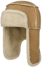 Czapka Pilotka Teddy Fur by UGG, camelowy, S/M