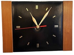 Pakamera Modernistyczny zegar ścienny ze skórą, Esquiere Wielka