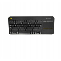 Klawiatura Logitech Wireless Touch K400 Plus czarna