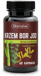 Skoczylas KRZEM BOR JOD skrzyp, bambus, algi -