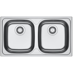 FRANKE Zlewozmywak dwukomorowy Spark SKN 620-34-34/78 101.0720.296 Stal