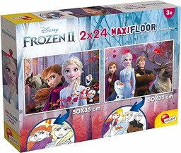Lisciani Puzzle para niños, 2 puzles de 24