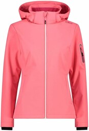 CMP damska kurtka Softshell z odpinanym kapturem, Gloss-Fuxia,