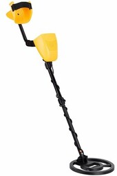 METAL DETECTOR Wykrywacz metalu MD20 Czarno-żółty