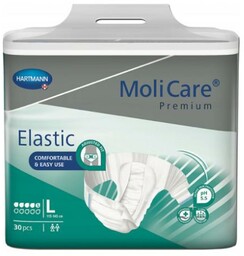 MoliCare Premium Elastic Pieluchomajtki L 5K, 30szt.