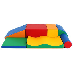 Klocki piankowe duże IGLU Soft Play Discoverer wielokolorowy