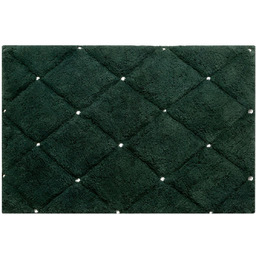 Dywan Bawełniany 60 x 90 Chic 2 Ciemnozielony
