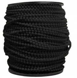 Łańcuszek czarny do rolet rolety 3,2 mm, 4,5