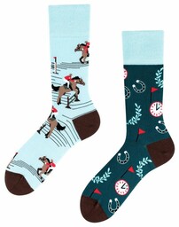 Todo Socks Lucky Horse,, Jeździec, Podkowy, Kolorowe Skarpetki