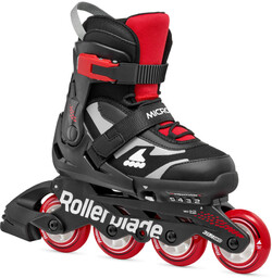 Rollerblade Microblade Black/Red 2025 regulowane