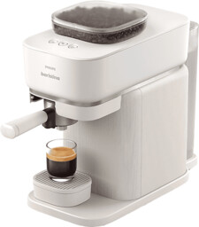 Ekspres kolbowy PHILIPS Baristina BAR300/00 z młynkiem biały